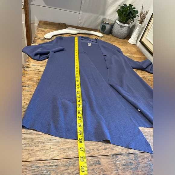 💙TRISTAN – blue -Open Front Cardigan – Size M - Picture 10 of 10